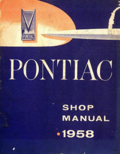 Pontiac Chassis Shop Manual 1958 Used