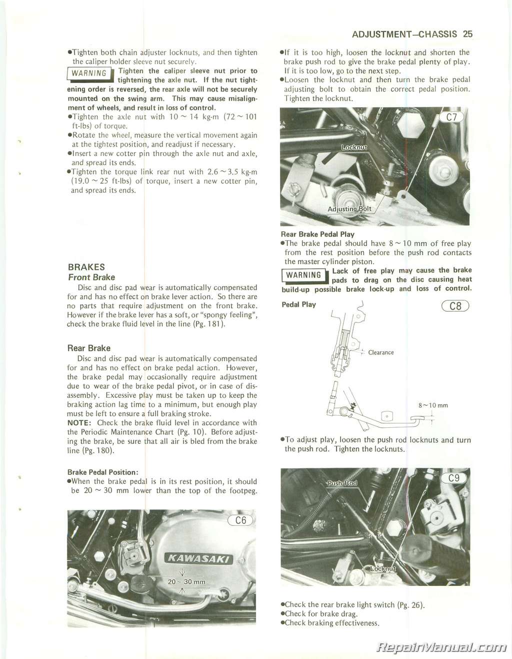 1982 Kawasaki Kz750 Manual