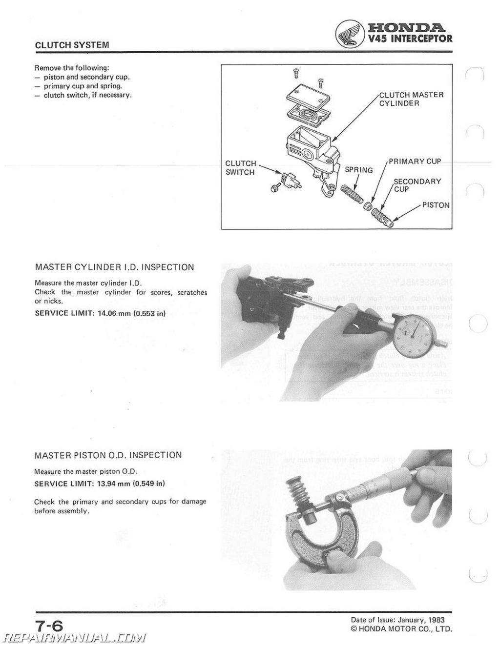 Honda Vf700f Interceptor 1985 Usa Rear Cylinder Head | Car ...