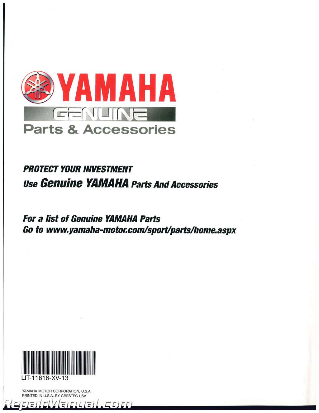 1983-1985 Yamaha XVZ1200 Venture Royale Motorcycle Service ...