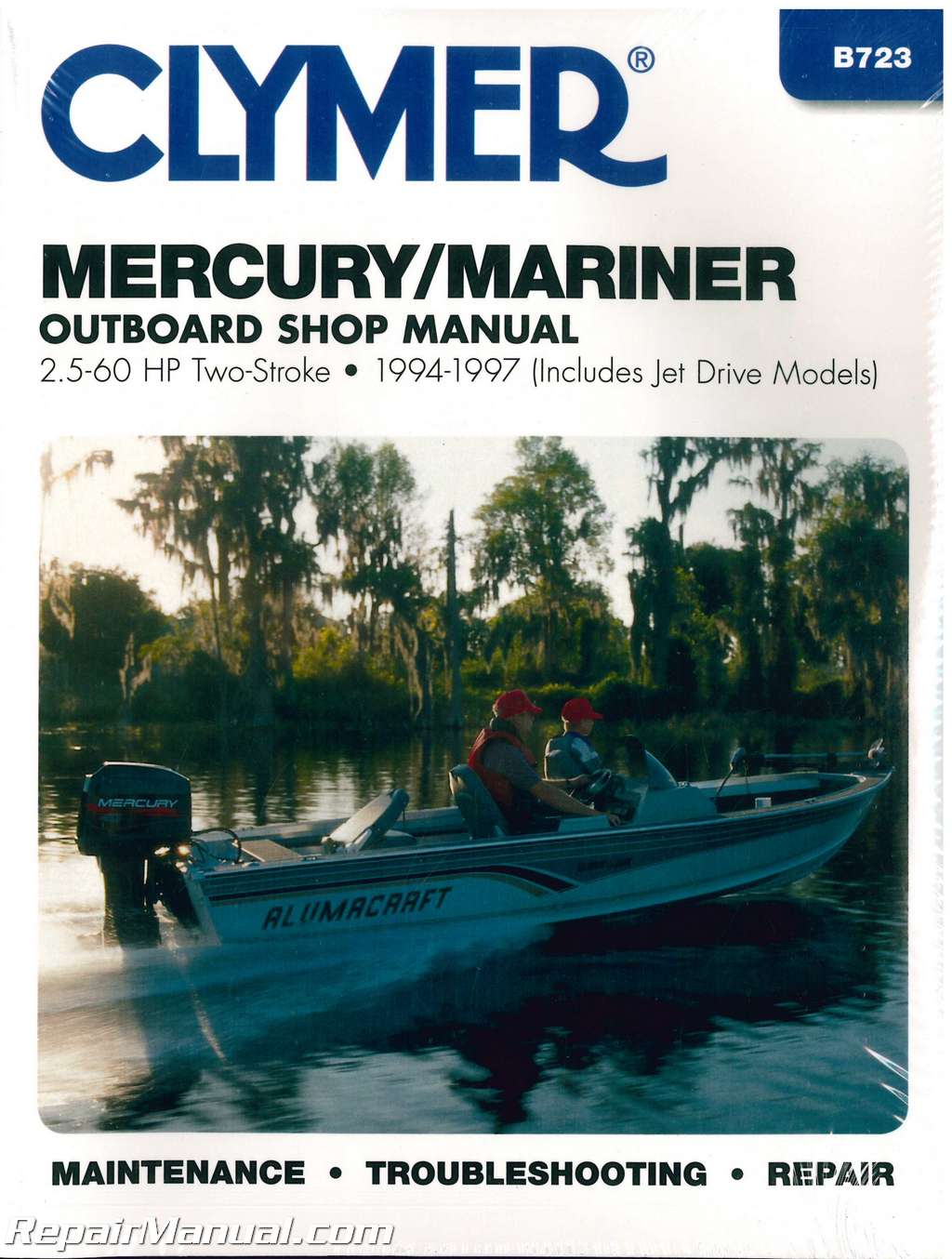 1994-1997 Mercury-Mariner 25-60 hp Outboard Boat Engine Repair Manual
