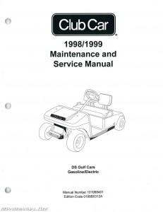 2000 club car service manual