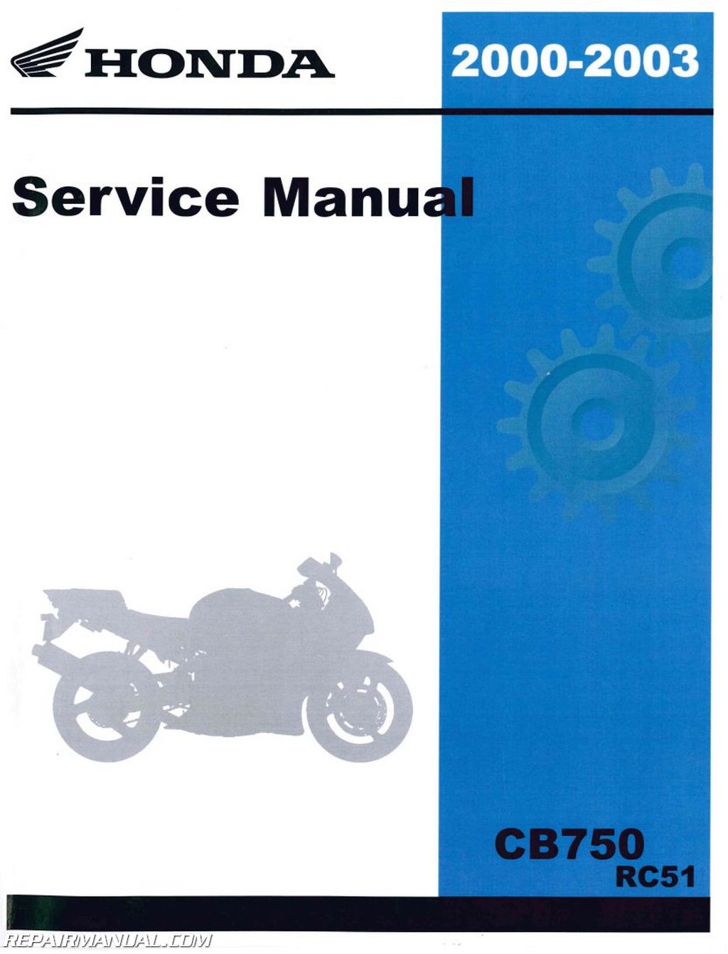 2000-2003 Honda CB750 Nighthawk Motorcycle Service Manual