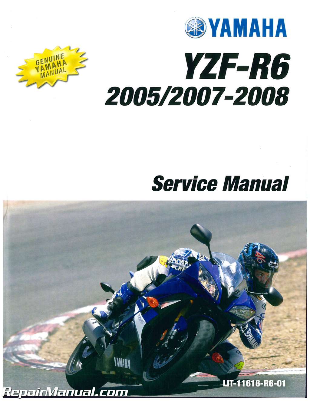 2005 yamaha r6 service manual