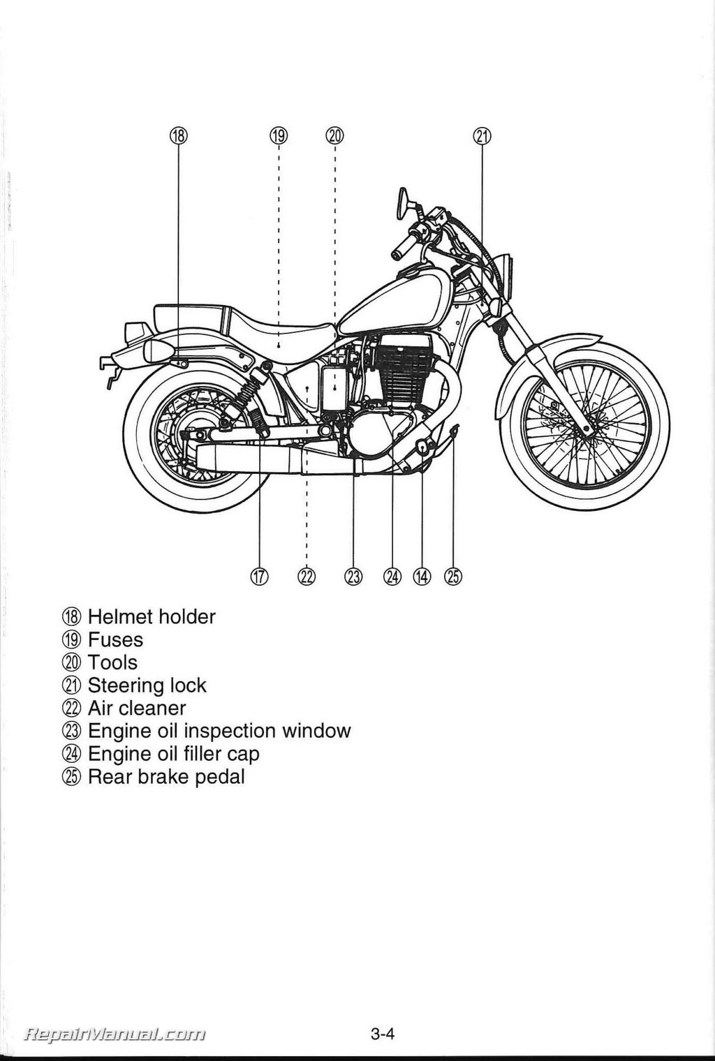 2009 Suzuki Boulevard S40 LS650 Motorcycle Owners Manual