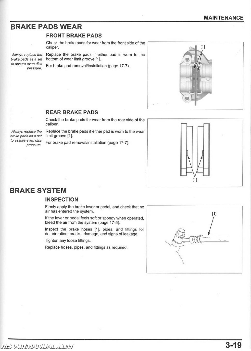 2007 Honda vfr 800 owners manual #7