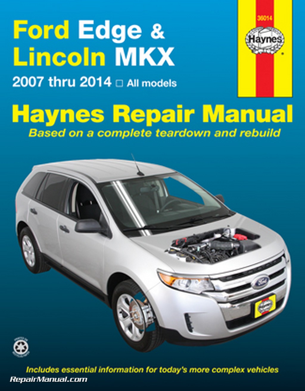 Ford Edge Lincoln MKX Haynes Repair Manual 2007 - 2014