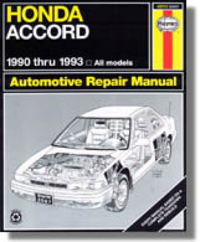 1990 Honda accord lx owners manual