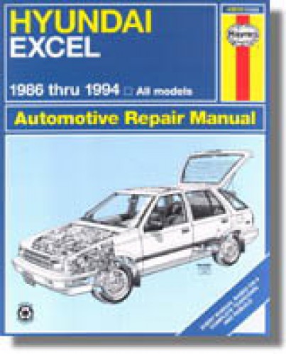 Haynes Hyundai Excel Accent 1986-1994 Auto Repair Manual