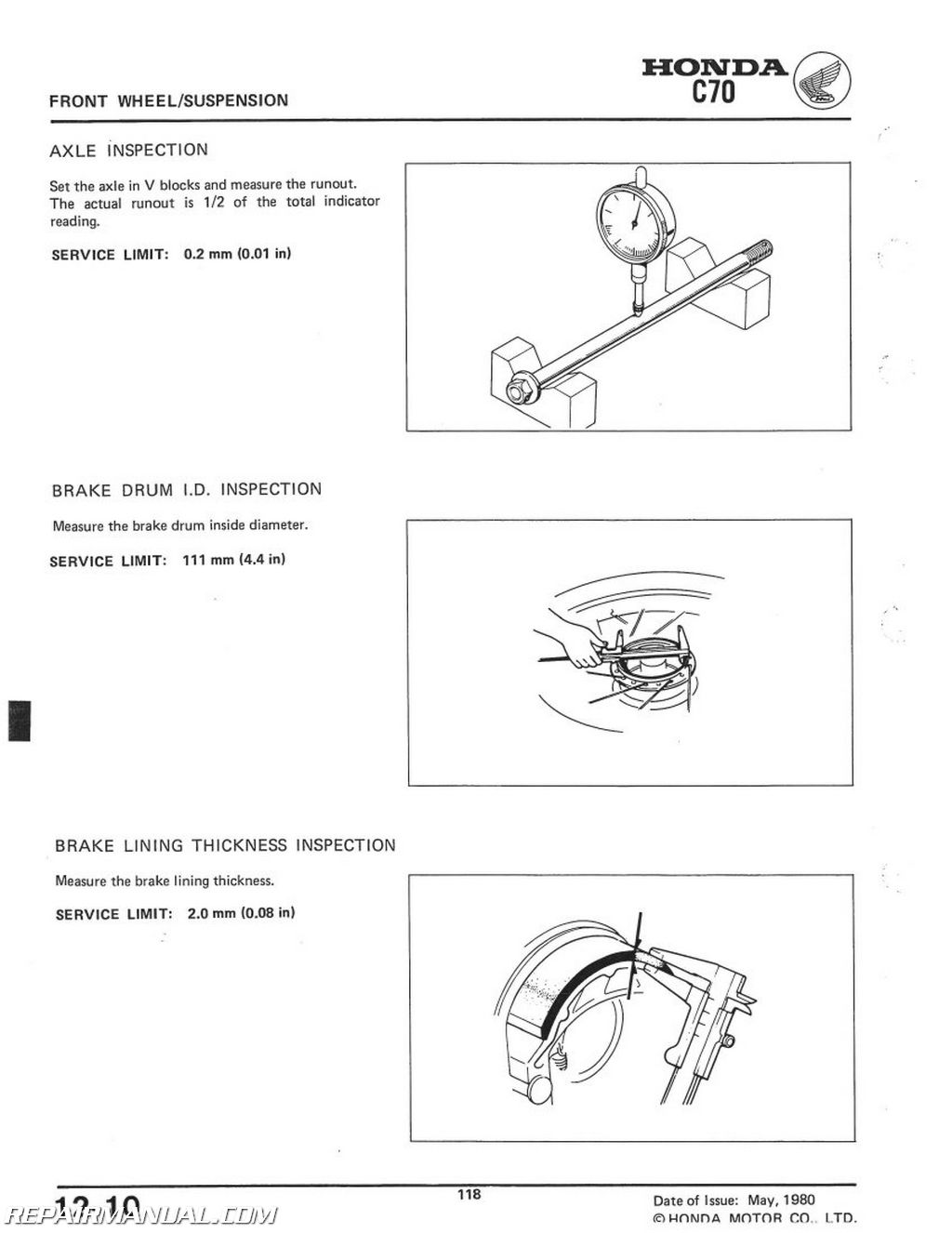 1982 Honda c70 wiring diagram #2
