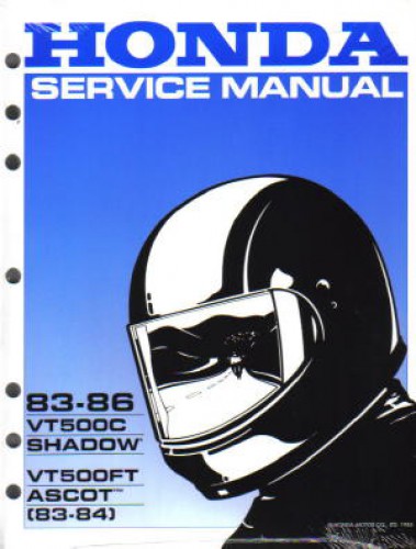 1986 Honda shadow 700 service manual #6