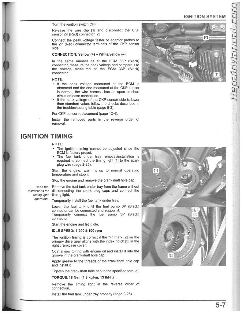 2013-2015 Honda CBR500 CB500 Motorcycle Service Manual