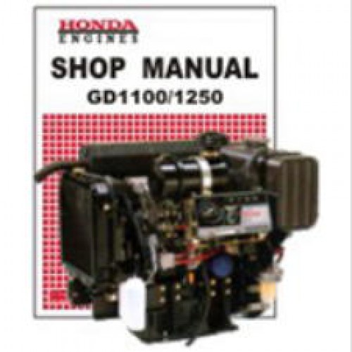 Honda GD1100 GD1250 Engine Shop Manual
