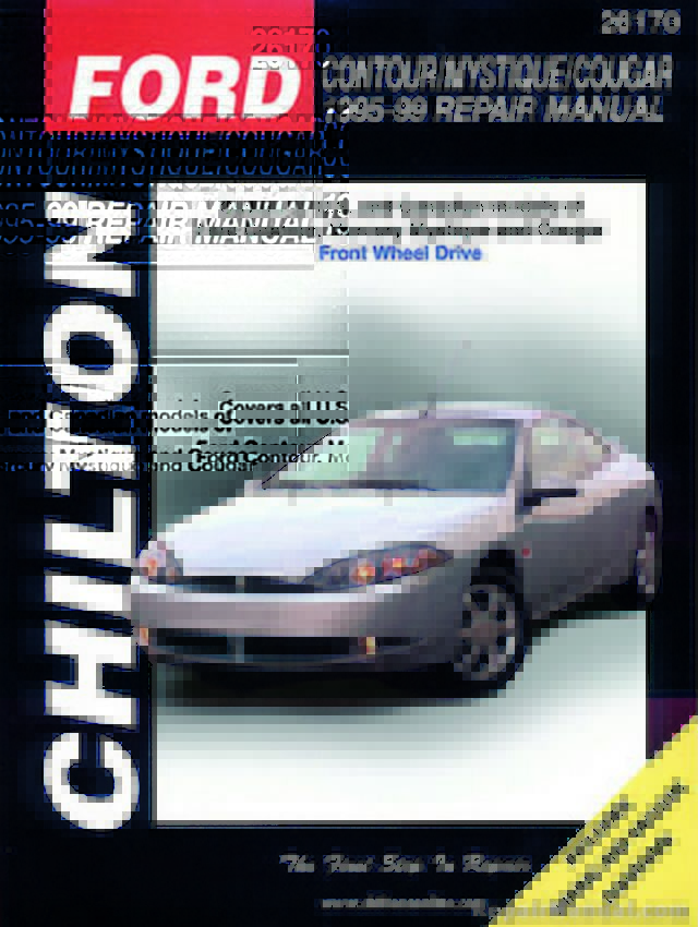 Chilton Ford Contour Mystique Cougar 1995-1999 Repair Manual