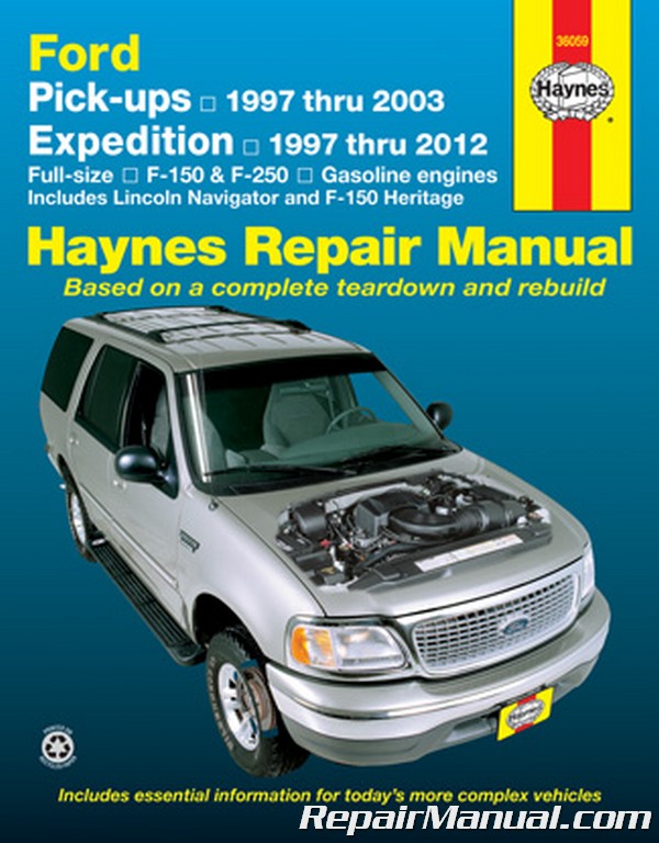 1997 Ford e150 haynes repair manual #3