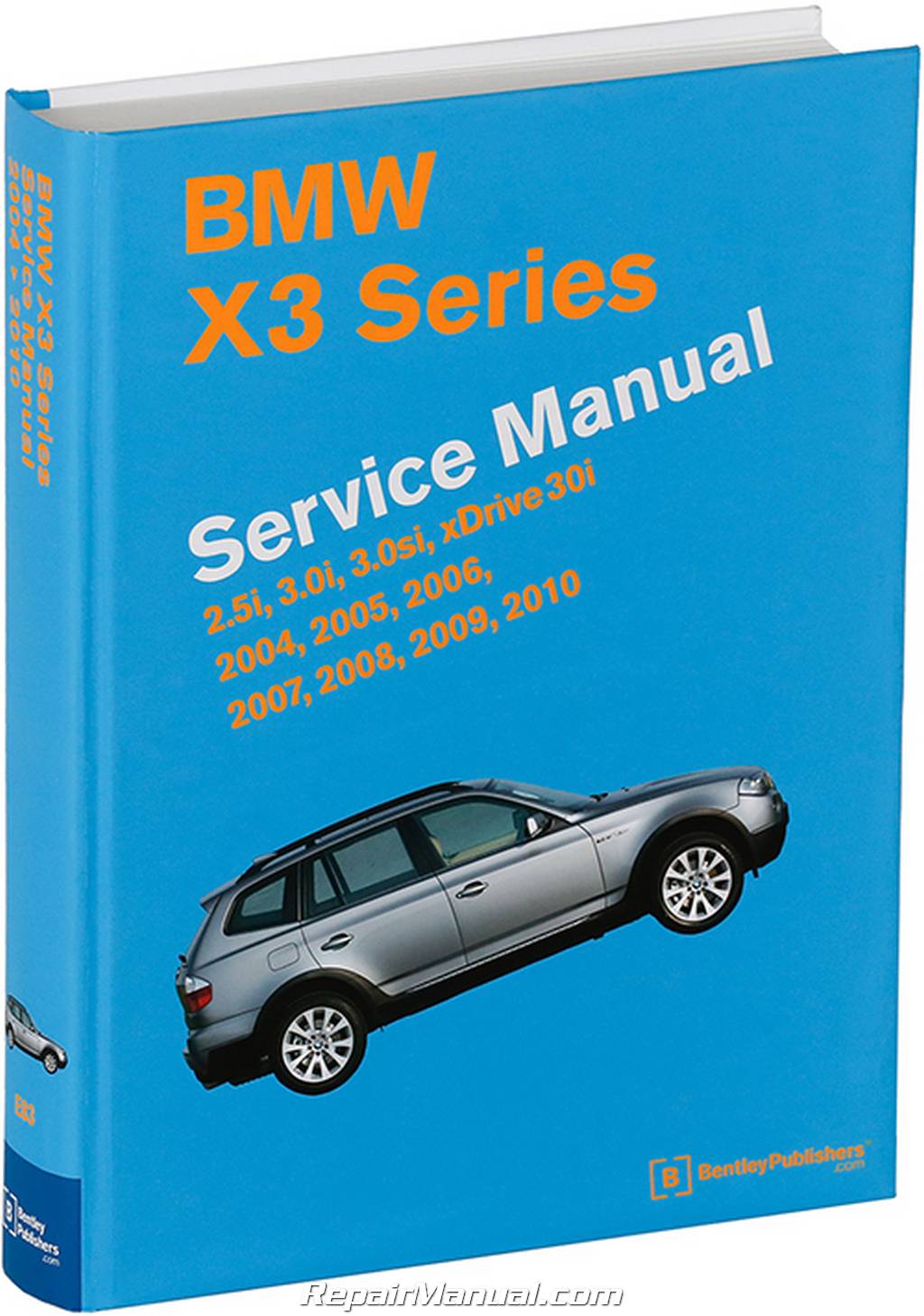 Bmw X3 M54 N52 Engines Printed Service Manual 2004