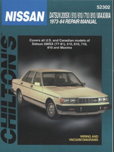 Chilton nissan maxima 1993-04 repair manual
