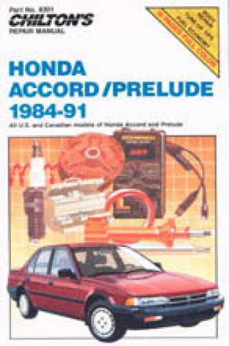 Online repair manual for 1986 honda prelude