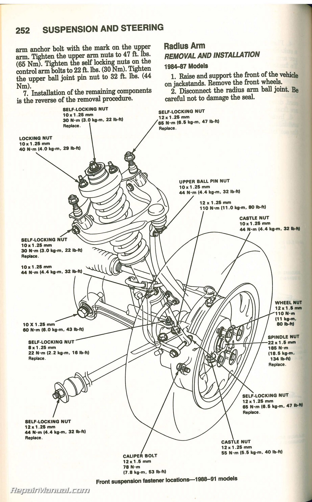 1991 Honda crx repair manual