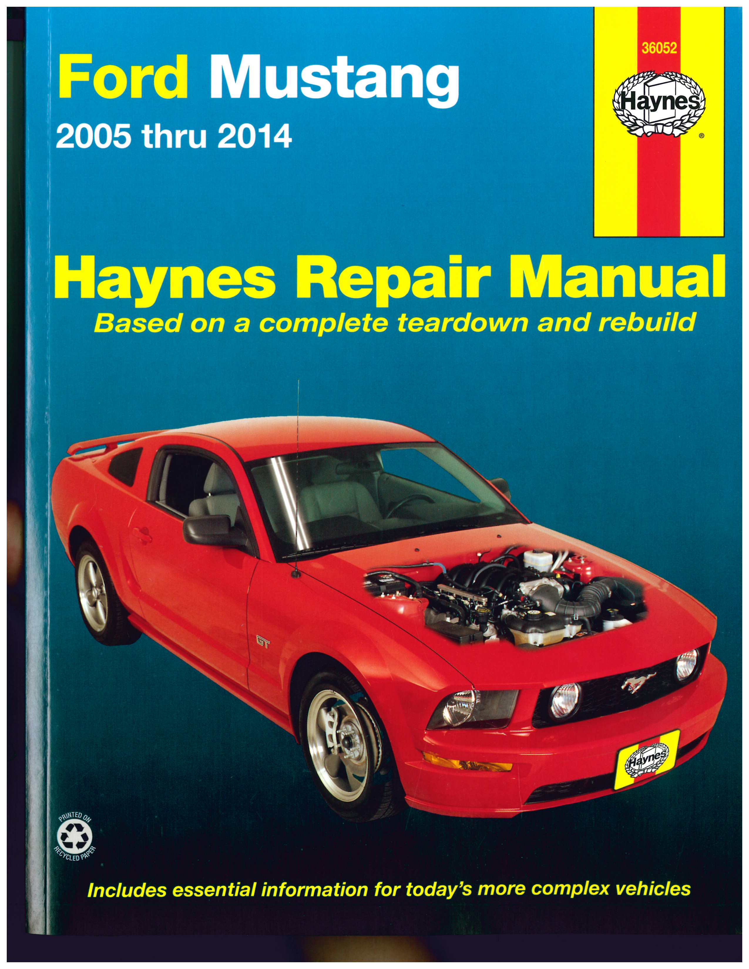 Ford Mustang 2005-2014 Haynes Automotive Repair Manual