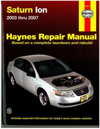 Saturn Ion 2003-2007 Haynes Repair Manual
