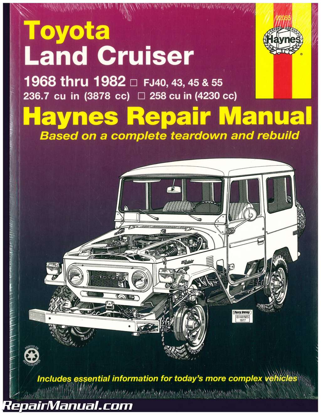 Haynes Toyota Land Cruiser 19681982 Auto Repair Manual