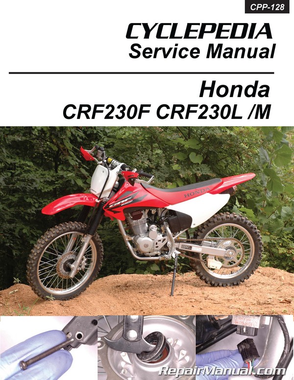 Honda Crf230 Printed Cyclepedia Motorcycle Service Manual