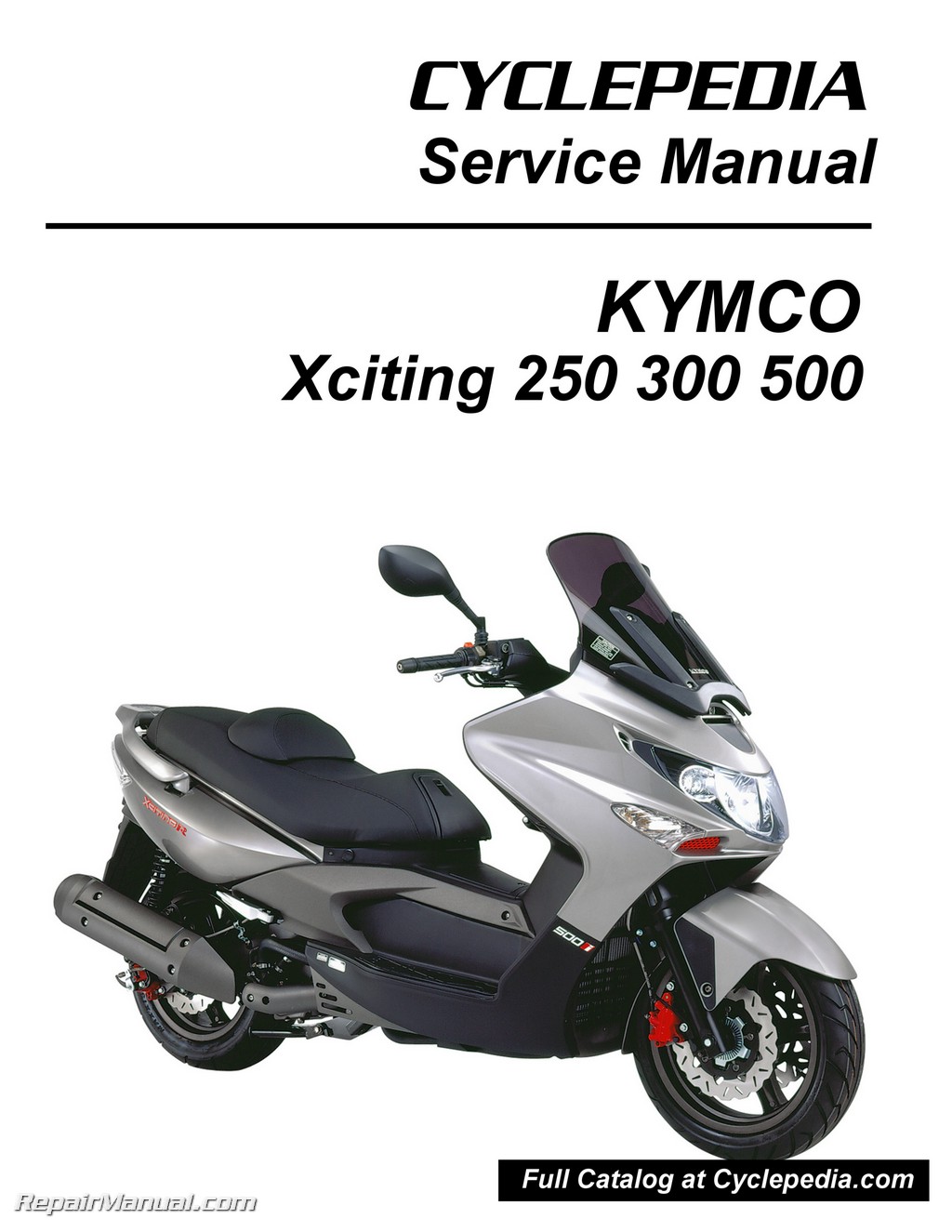 KYMCO Xciting 250 300 500 Ri Scooter Service Manual ...