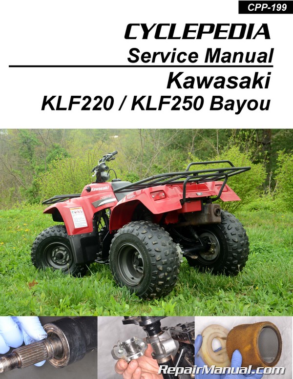 Kawasaki Bayou 220 250 Klf220 Klf250 Printed Cyclepedia