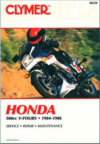 Clymer Honda 500cc V-Fours 1984-1986 Repair Manual