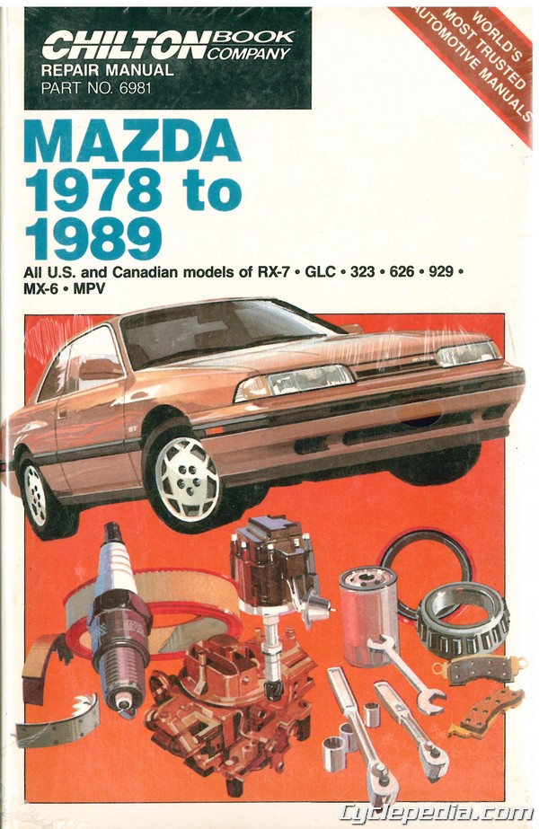 Mazda 1978-1989 RX-7 GLC 323 626 929 MX-6 Chilton Car ...