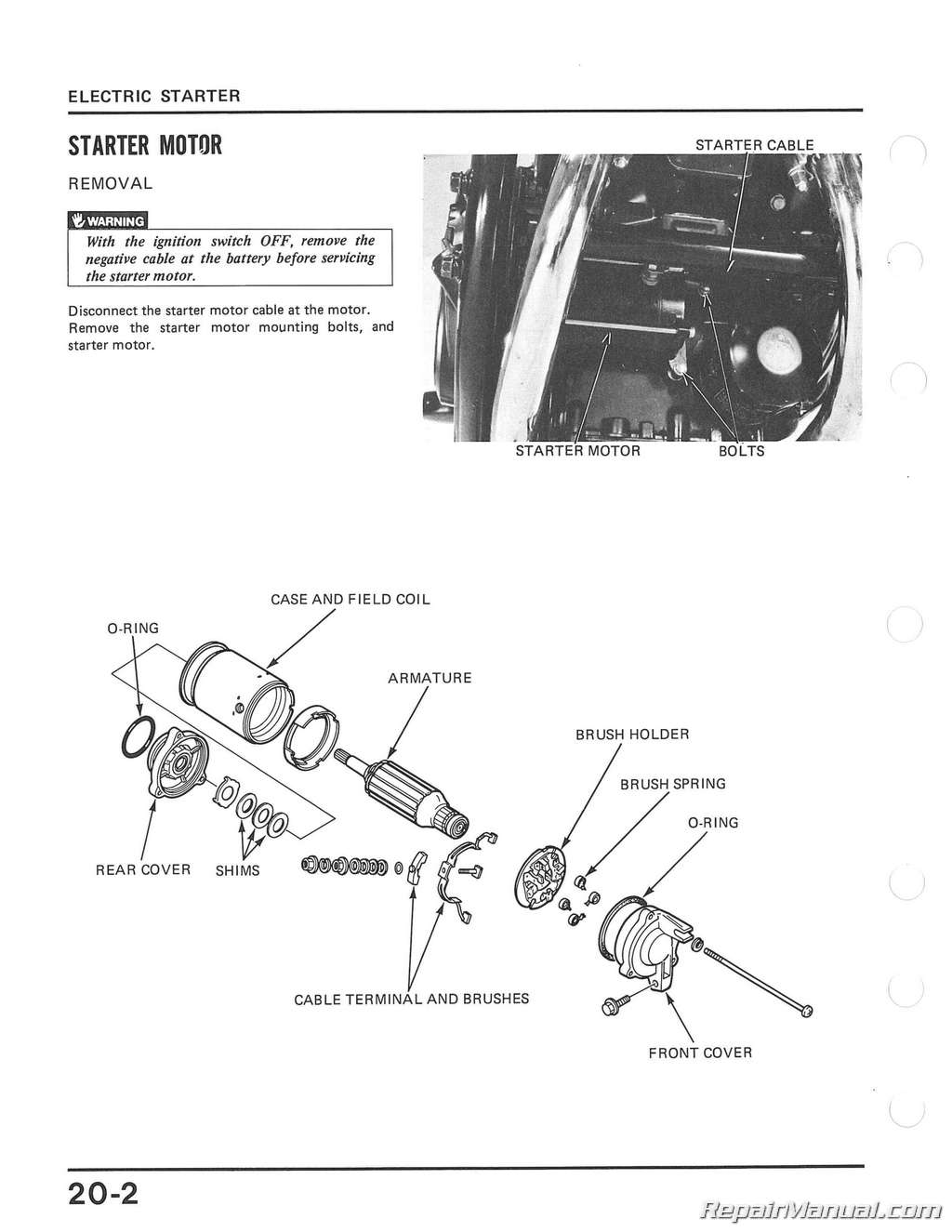 Honda magna 750c repair manual 1984