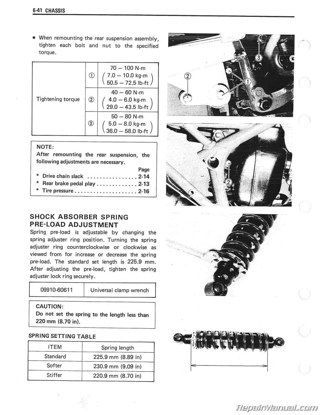 1986 1987 1988 Suzuki DR125 SP125 Motorcycle Service Manual | eBay