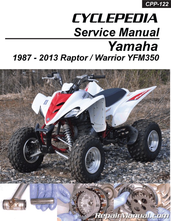 Does Yamaha provide service manuals online for its ATVs?