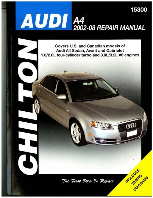 Chilton Audi A4 2002-2008 Auto Service Workshop Maintenance Repair ...