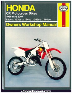 CR80 85 125 250 500 1986-2007 Haynes Honda Motorcycle Repair Manual