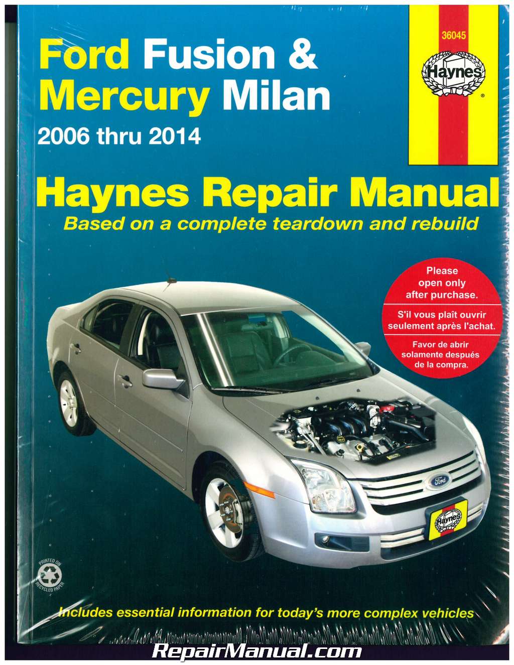 2007 ford fusion service manual