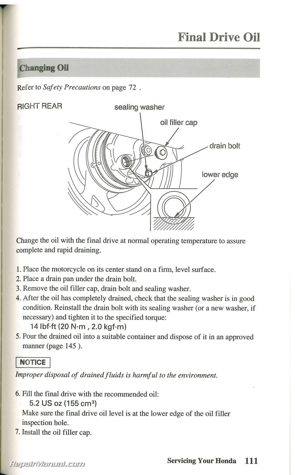 2007 Honda st1300 owners manual #7