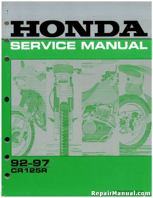 Honda 250R Repair Manual
