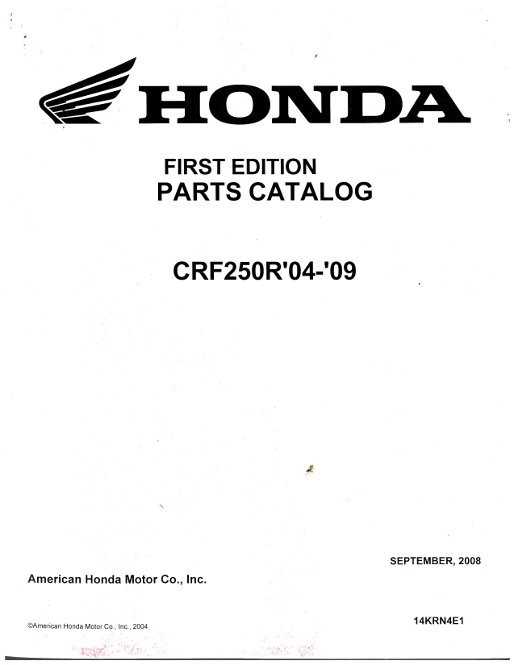 Инструкция Honda Crf250r - фото 11