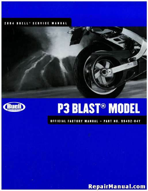 Buell P3 Service Manual
