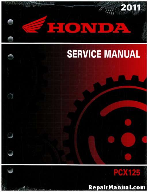 2011 Honda PCX125 Scooter Service Manual