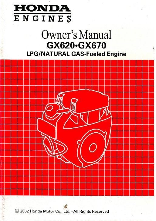 Honda gx620 parts manual