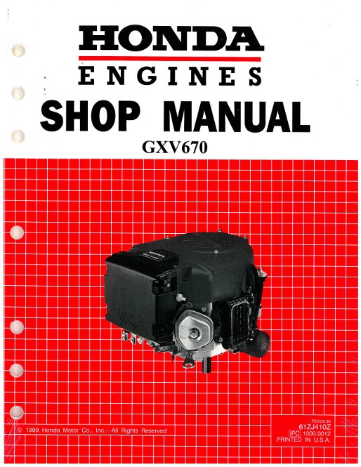 Honda small engine service manual pdf