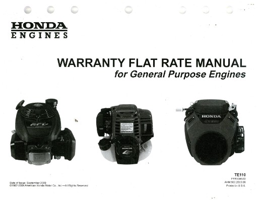 Honda auto flat rate manual #2