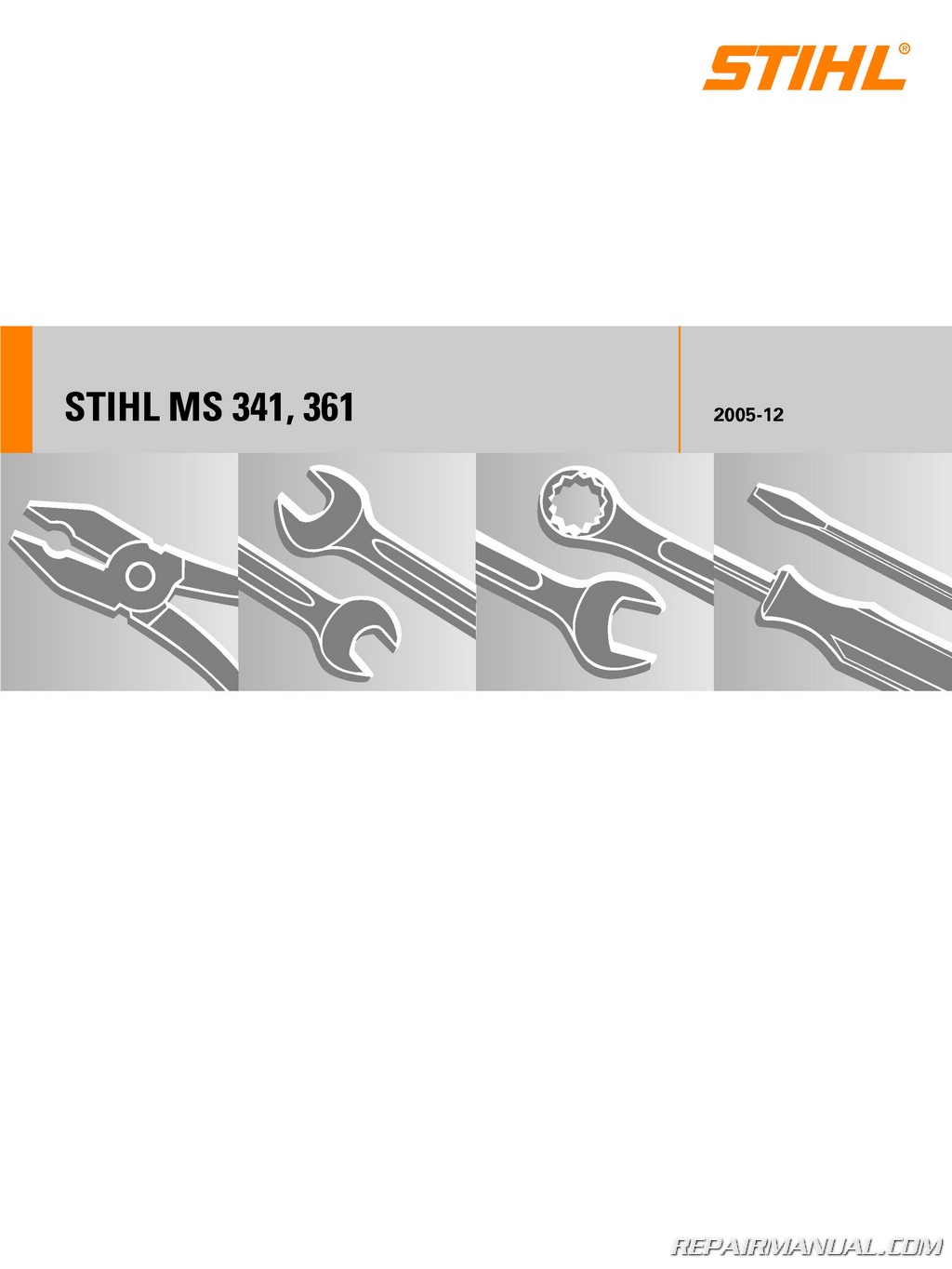 Guide Bar & 2 Chain Fits STIHL MS341 MS342 MS360 MS361 MS362 MS390 MS391 
