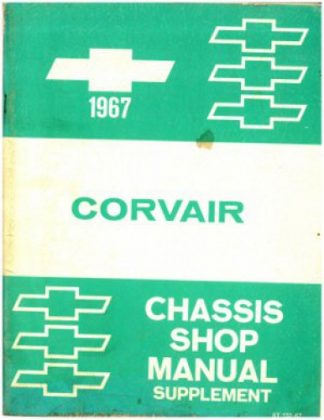 1967 Chevrolet Corvair Chassis Workshop Manual Supplement Used