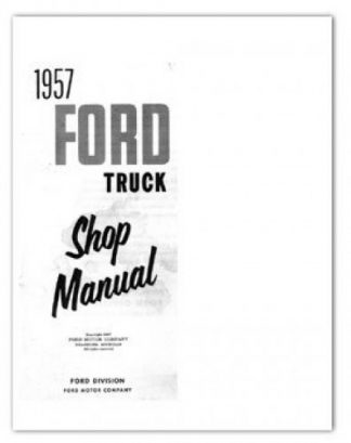 1957 Ford Truck Service Manual