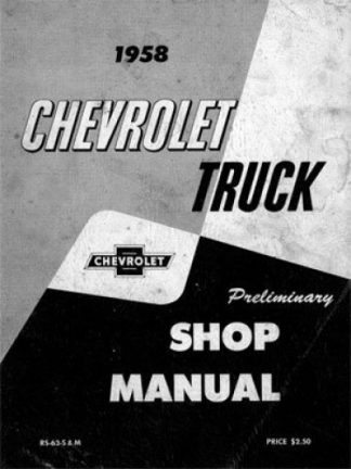 1958 Chevy Truck Service Manual