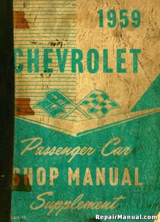 1959-1960 Chevrolet Passenger Car Shop Manual Supplement